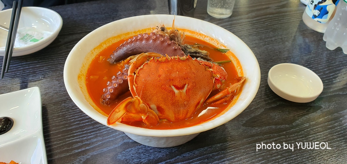  제주 성산일출봉 해녀짬뽕