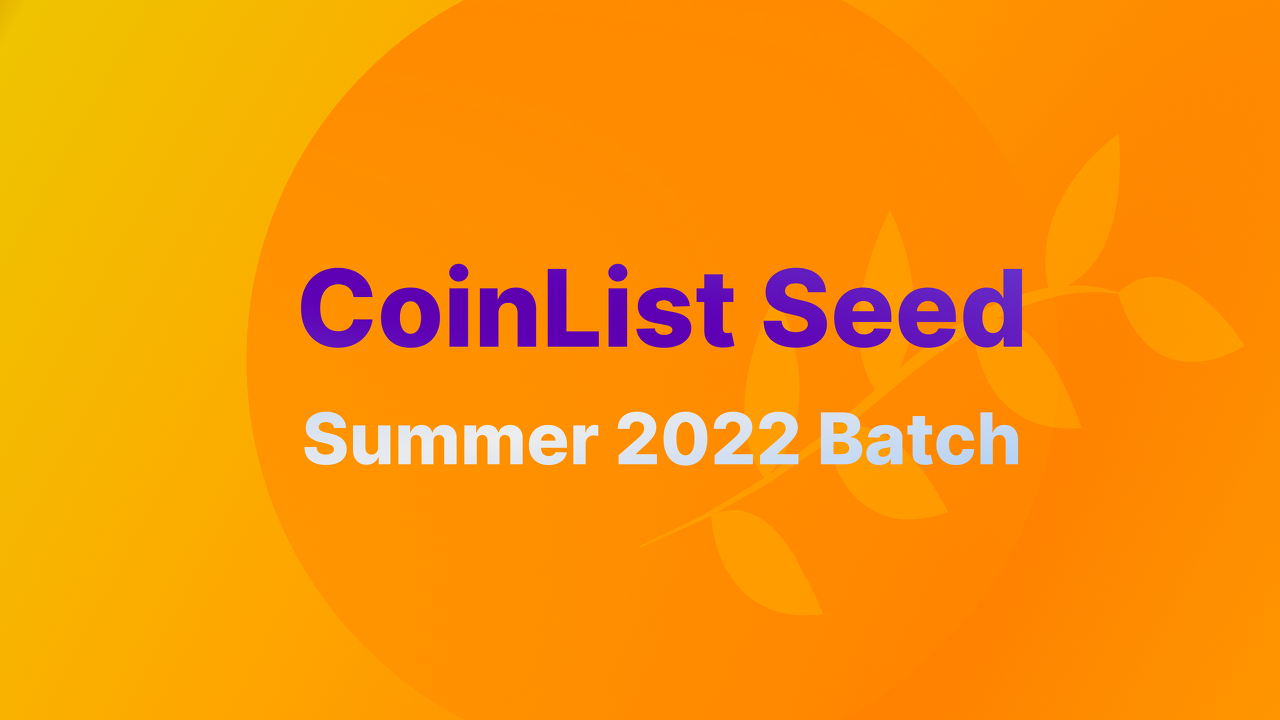  CoinList, 2022 투자사 목록 소개