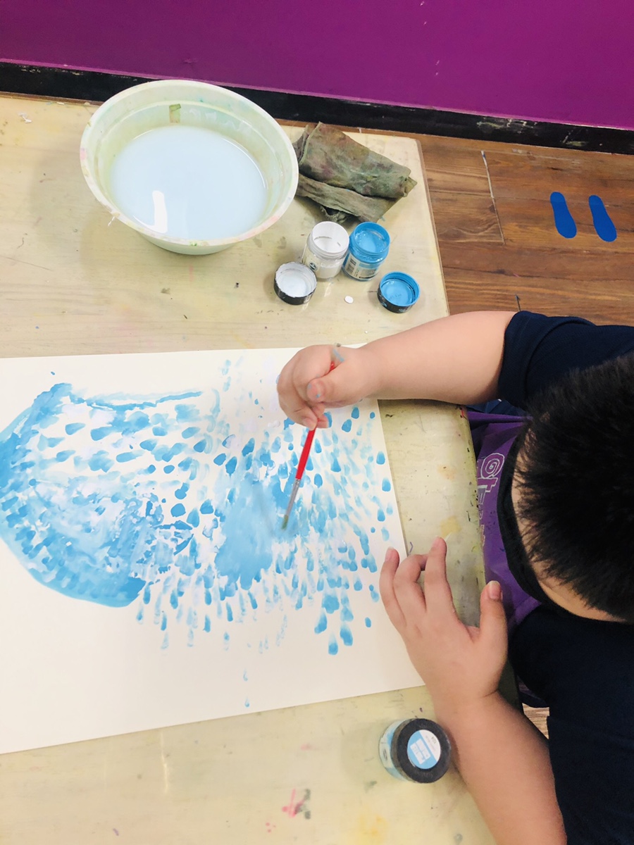 물그림 그리기 초등미술수업 4