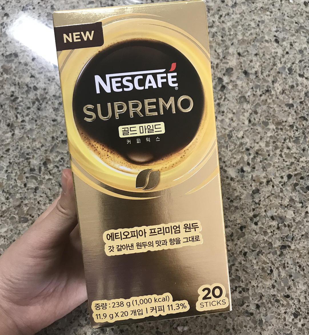  네스카페 수프리모 골드마일드 ️ (커피믹스의 계절 has come!)