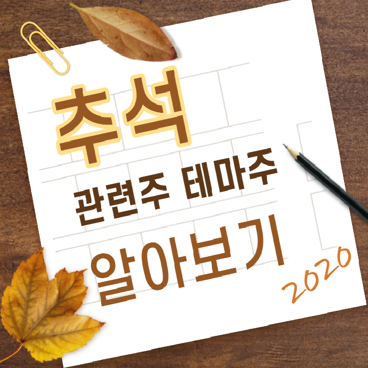  추석 관련주 테마주 총정리 알아보기