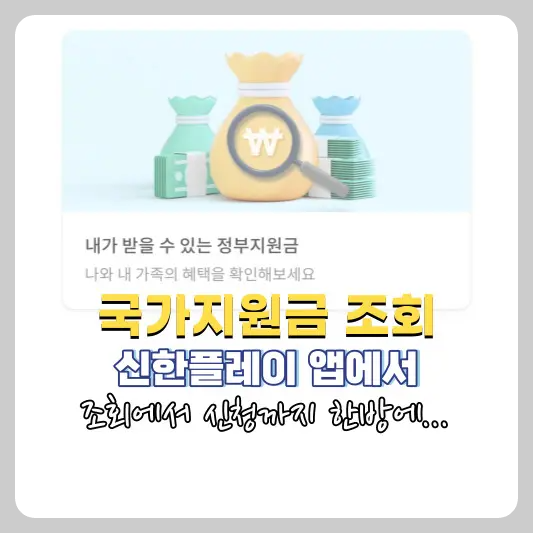 국가지원금-조회-신한플레이-앱에서