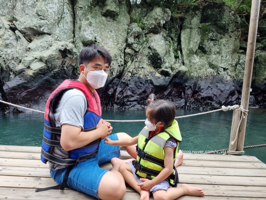 함께라면 전통테우 탑승 후기 제주 쇠소깍 어린 아이들과 49