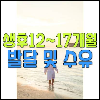  생후 12~17개월 아기 키 ,몸무게, 발달, 수유