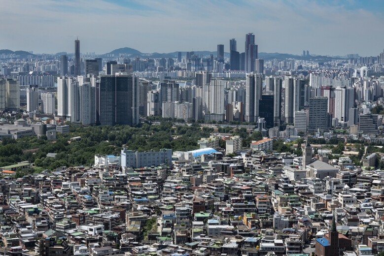 대한민국 빌라 전경