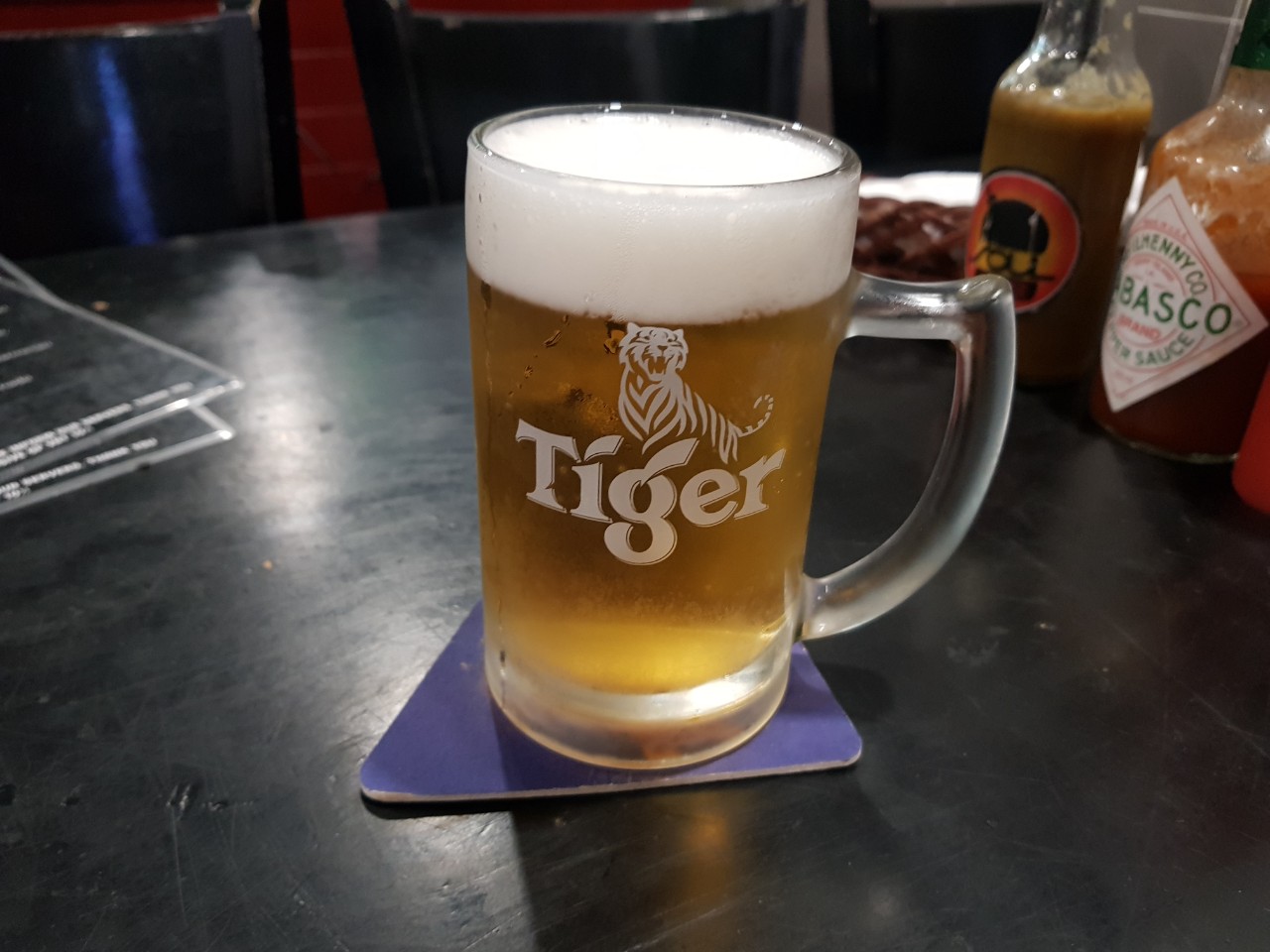 호치민 2군 타오디엔 수제 버거 전문점 Soul Burger - 타이거 생맥주