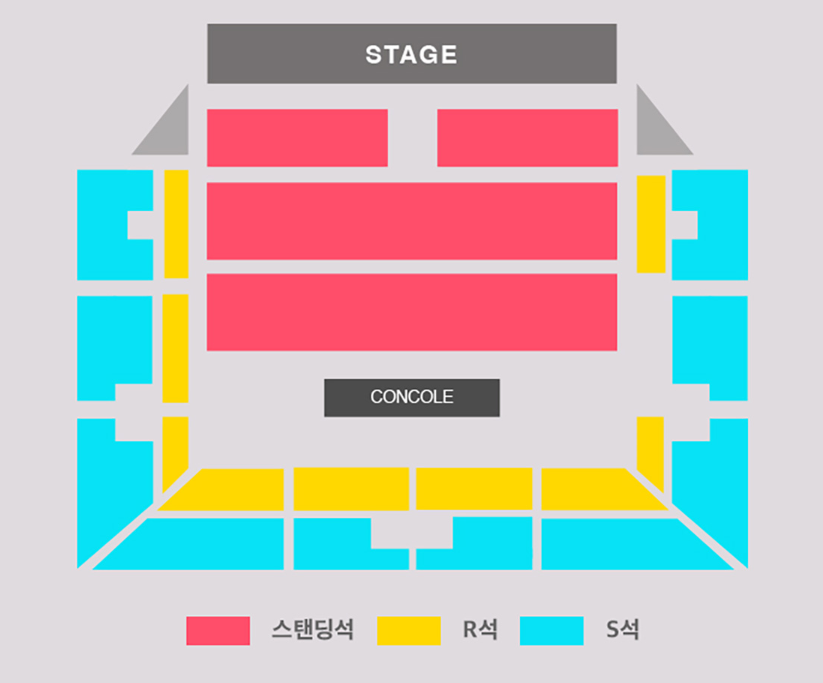 2023 ONE OK ROCK(원 오크 록) 내한 공연 좌석배치도