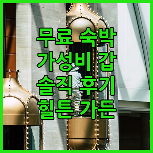 가성비 갑! 힐튼 가든 인 무스카트 