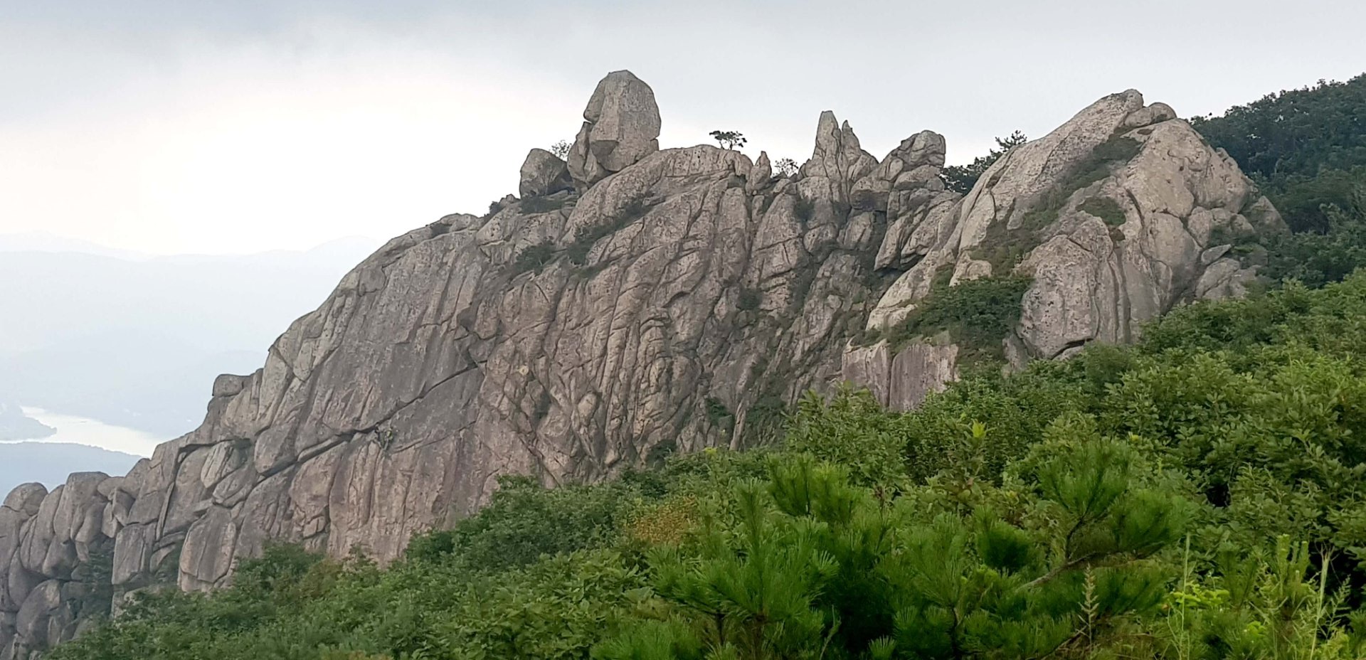 부산 금정산 부채릿지