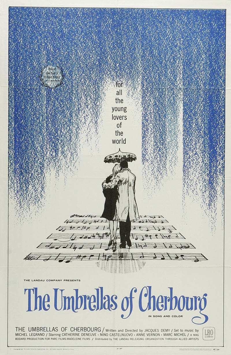영화 쉘부르의 우산 포스터