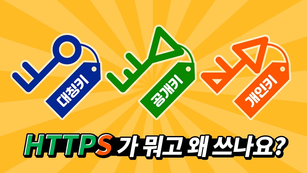  HTTPS가 뭐고 왜 쓰나요? (Feat. 대칭키 vs. 비대칭키)