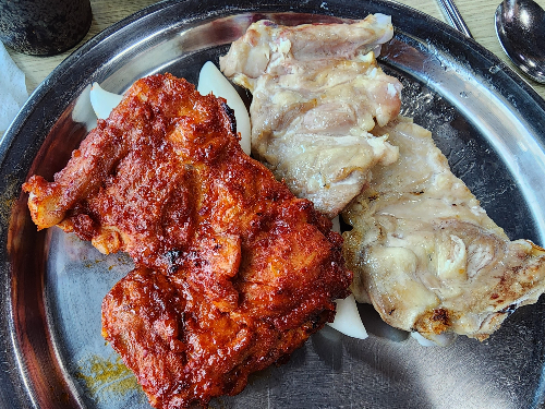  가평 아침고요수목원 맛집 칠오닭갈비 본점 75닭갈비