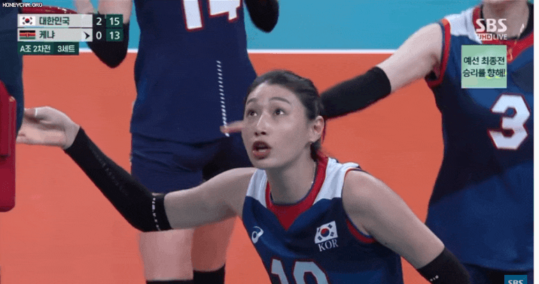  배구 편파 판정으로 화난 김연경 선수
