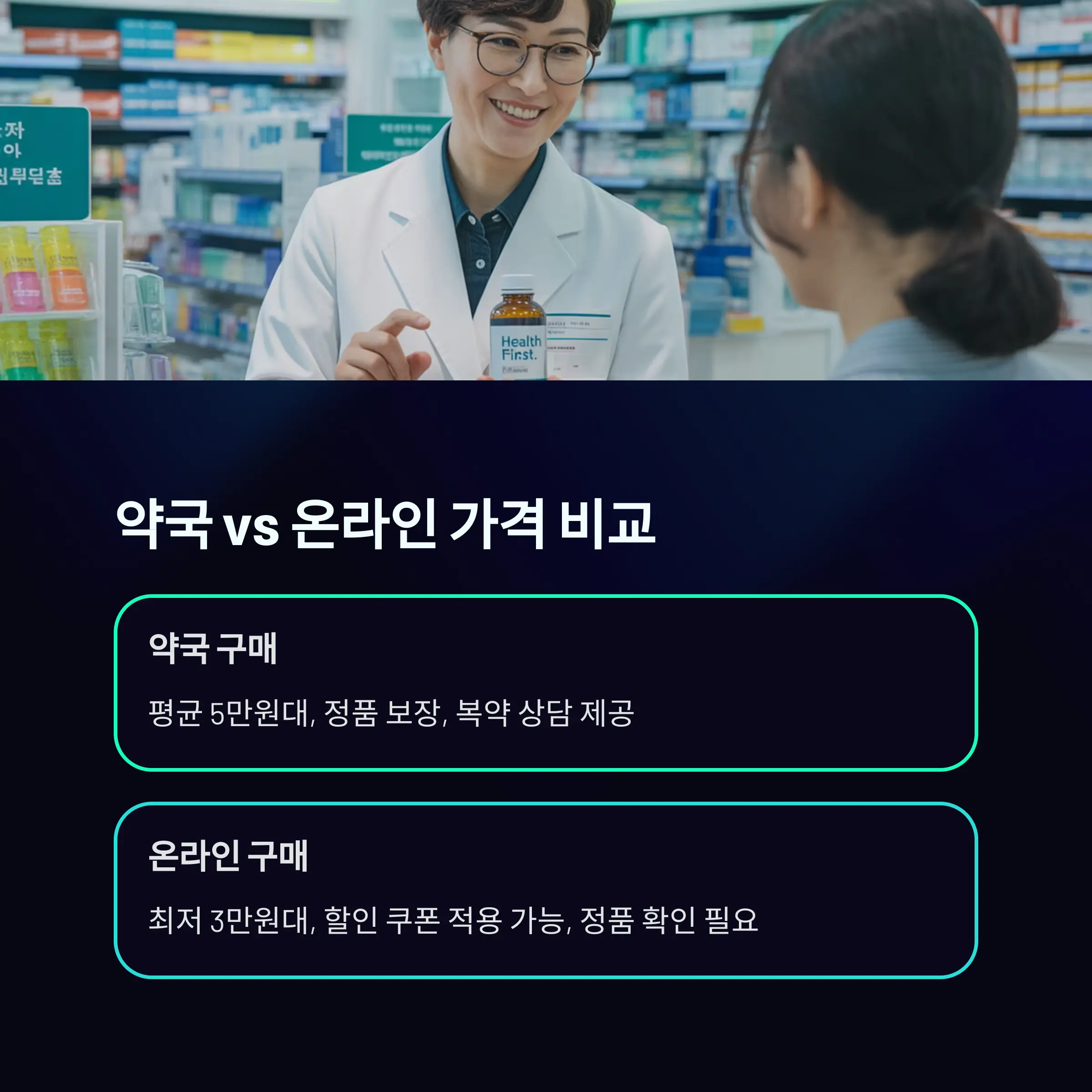 비맥스제트 가격 비교, 약국과 온라인 어디가 저렴할까?