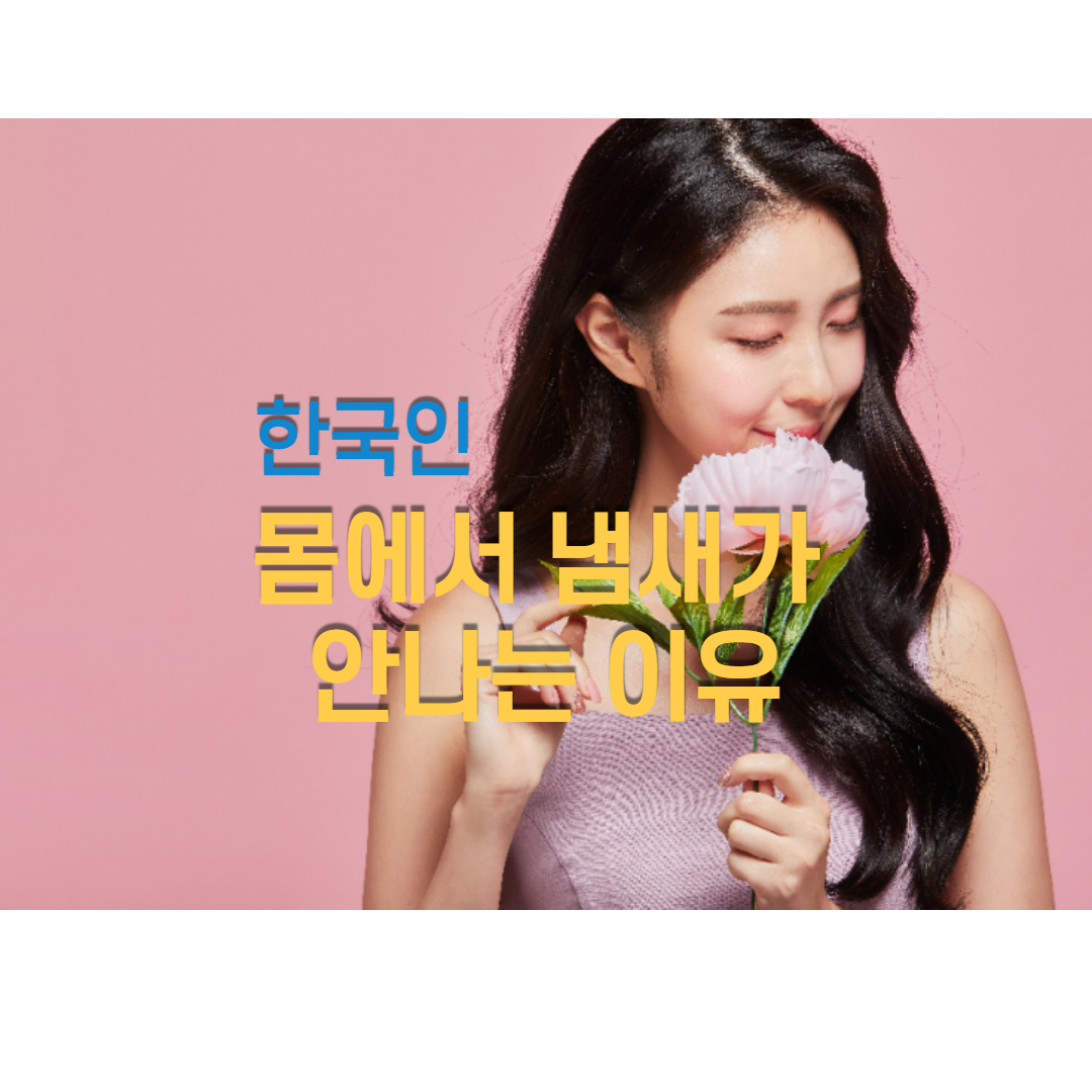  한국인들이 몸에서 냄새가 안나는 이유