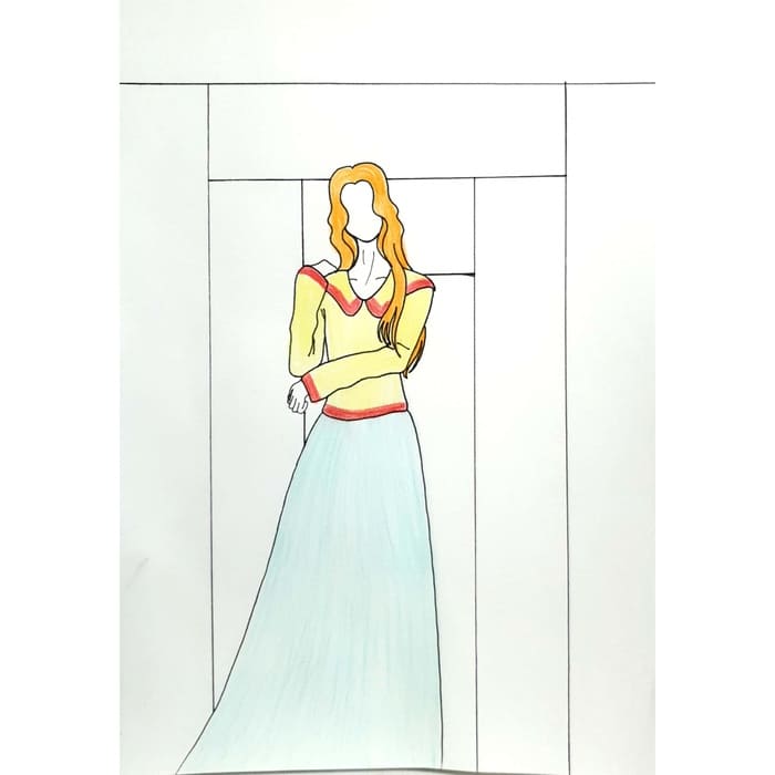  통로에 서다 Gateaway 일러스트 그림 드로잉 2020 고민의 깊이