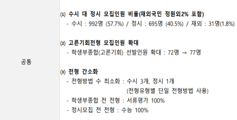 서강대 올해는 이렇게 6