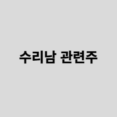  넷플릭스 수리남 관련주 TOP 3