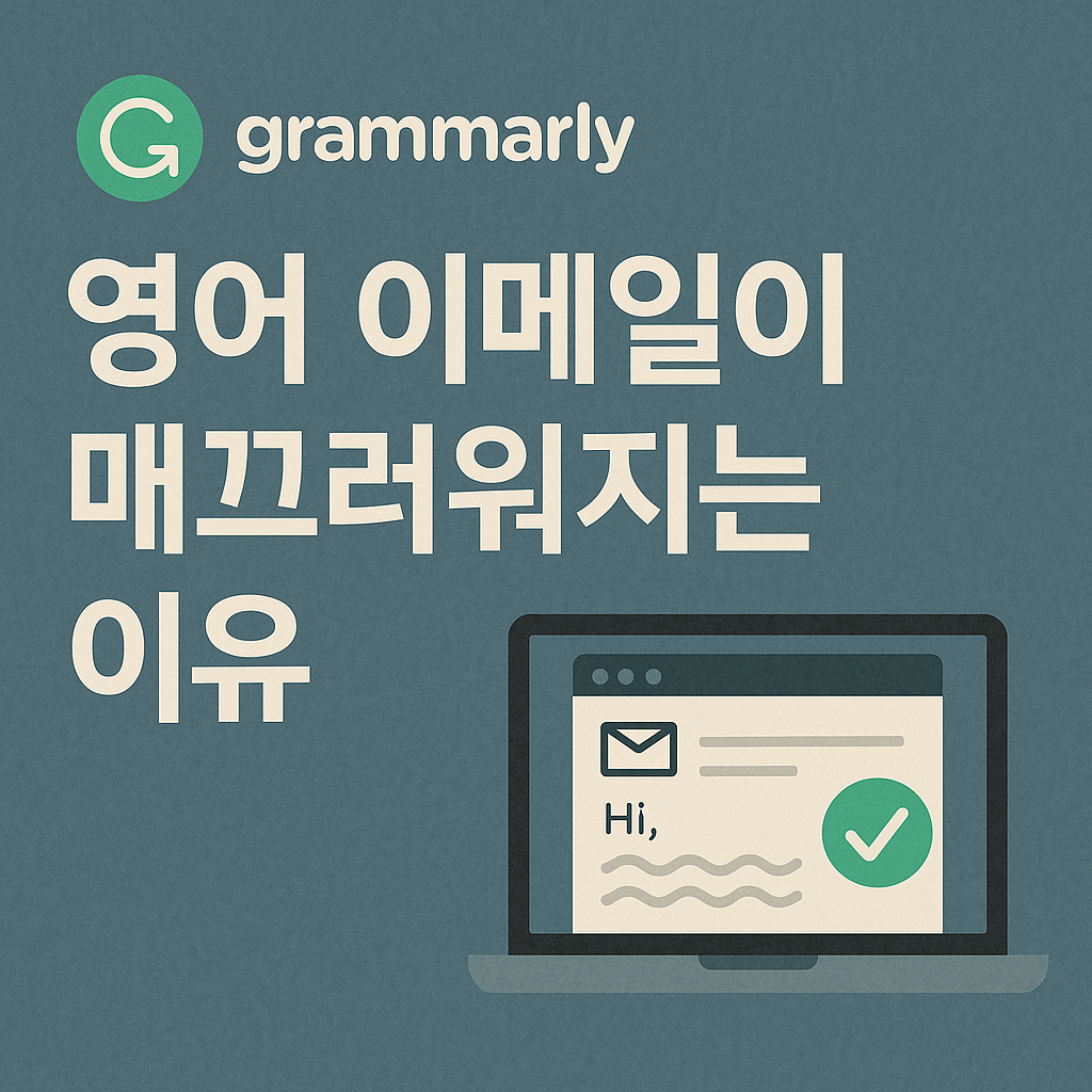 영어 이메일이 매끄러워지는 이유