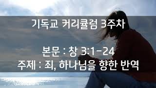  기독교교육 커리큘럼 3주차 - 죄, 하나님을 향한 반역