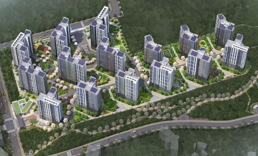 위박마륵공원 조감도