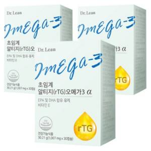 닥터린 초임계 알티지 오메가3 알파 30.21g 30정, 3개