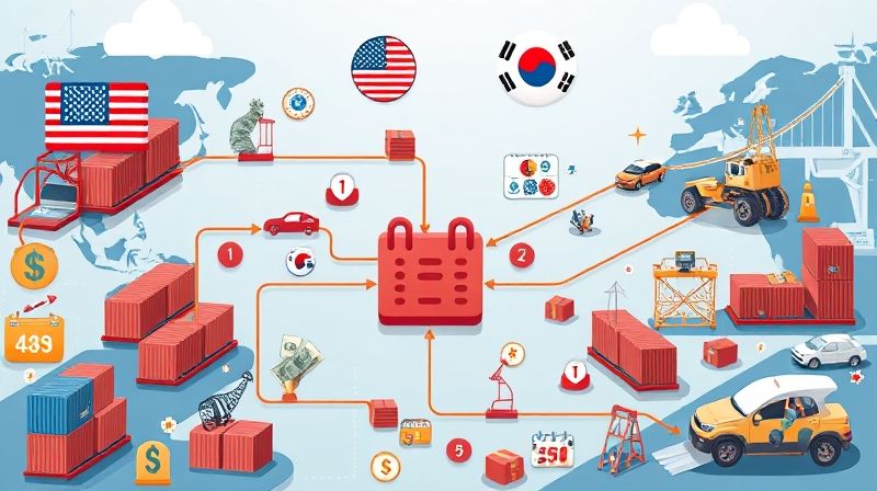 2025년 4월 28일 한미 관세 협상 관련 뉴스 이미지