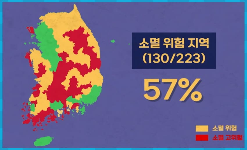 대한민국 소멸 위험 지역