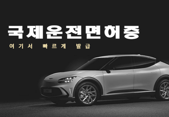  국제운전면허증 발급 방법 및 사용국가 완벽정리( 영문운전면허증)