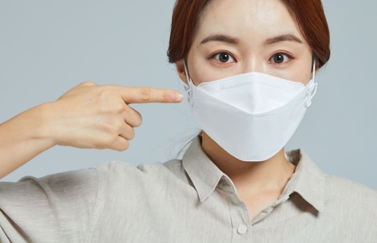 '마스크 착용’ 폐 손상 유발 첫 확인