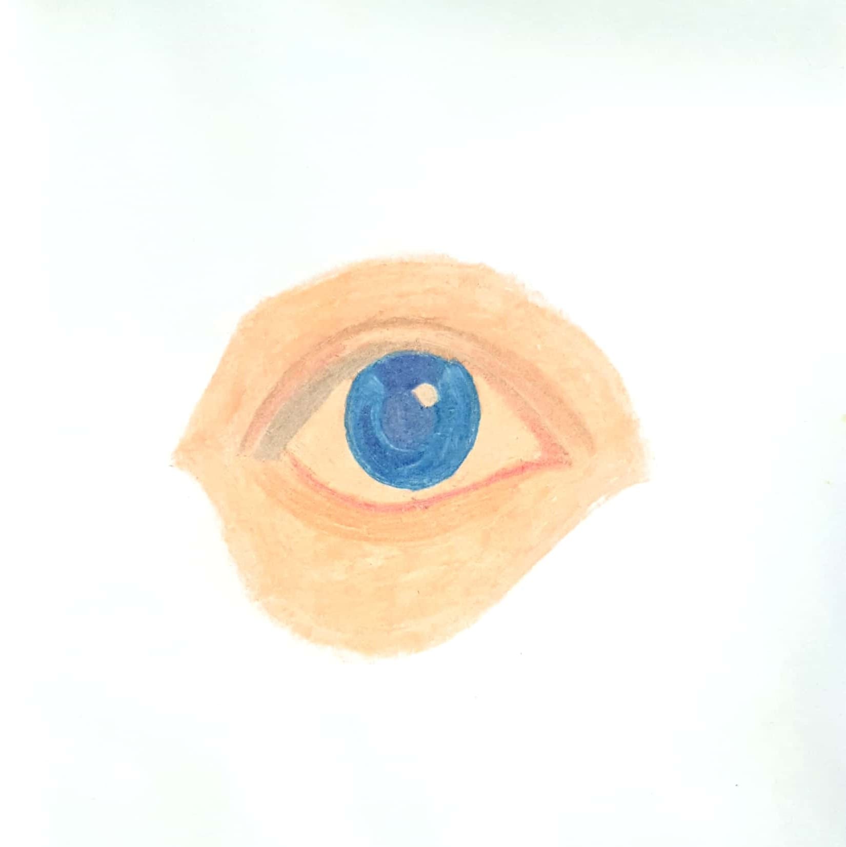  Misty Eye 안개낀 눈 / 일러스트레이션 그림 드로잉 / 눈 그리기