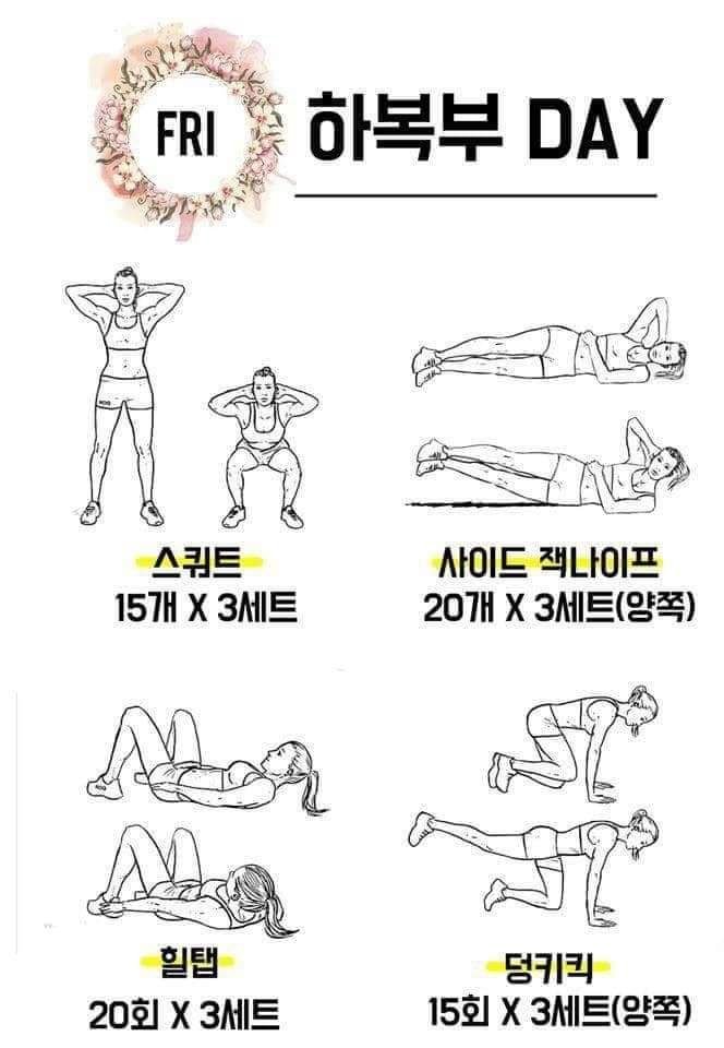  요요없이 한달안에 10kg 살빼는 홈트 정보