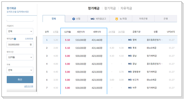 마이뱅크 홈페이지 이미지