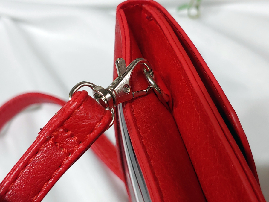 폰 수납과 터치를 편리하게 폰백 샤몬드 멀티백으로 12