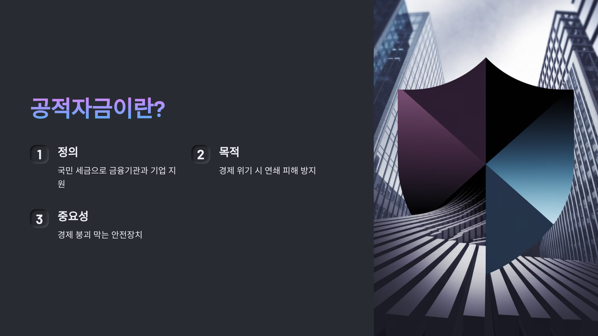 공적자금, 우리 돈이 어디로 가는 걸까?