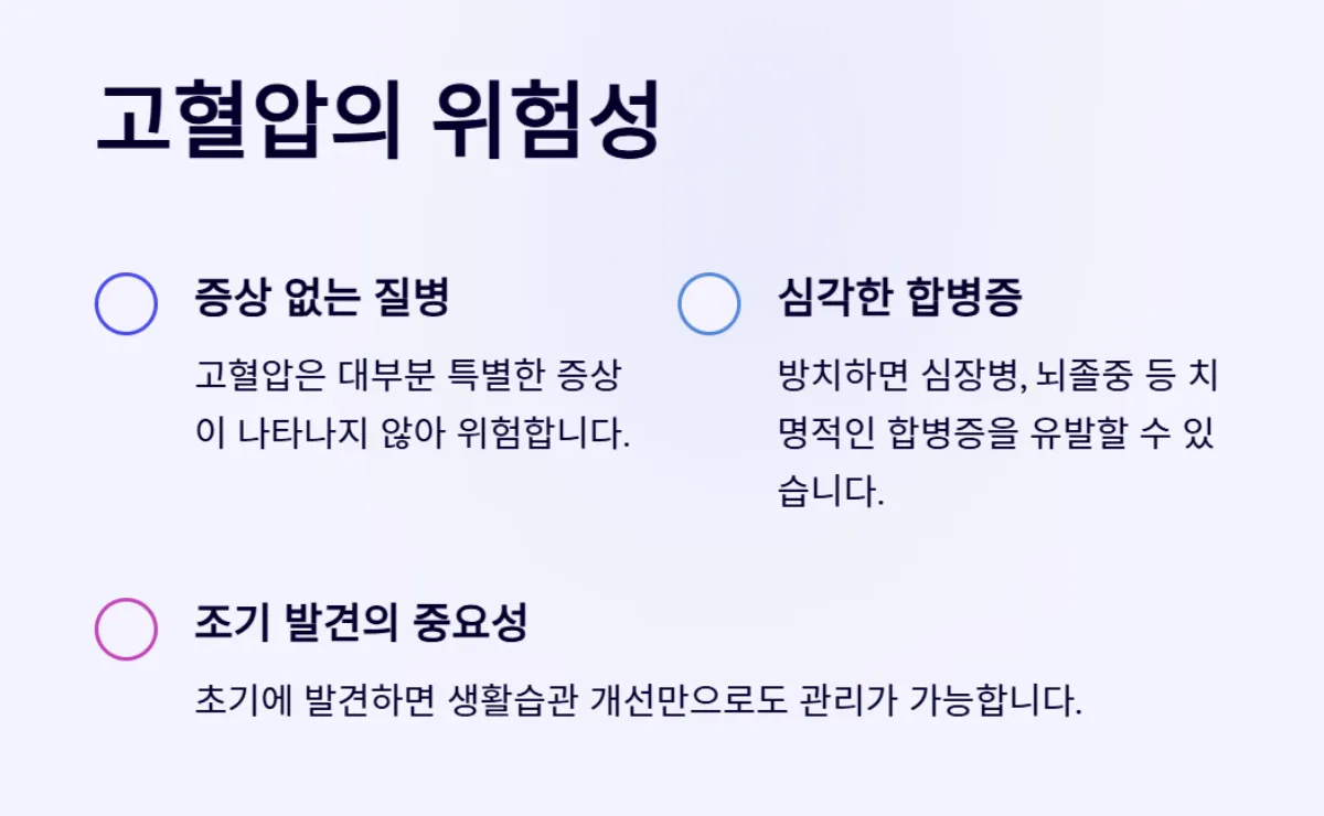 고혈압_초기증상_예방