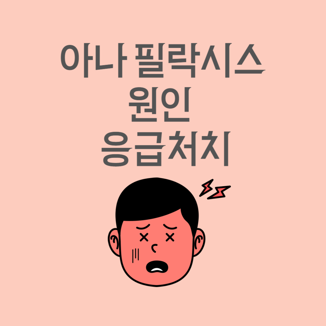 아나필락시스응급처치