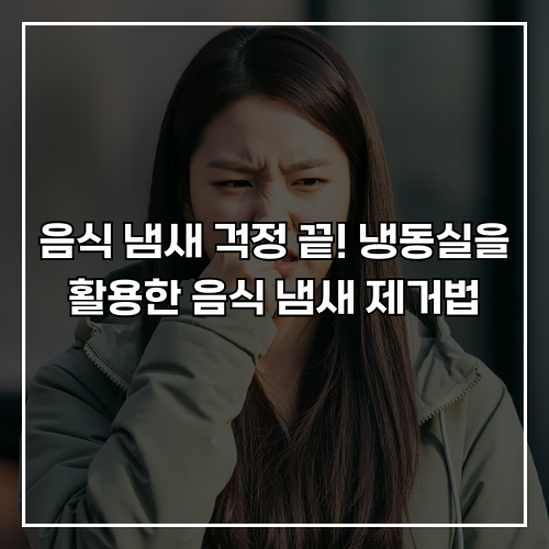 음식 냄새 걱정 끝! 냉동실을 활용한 음식 냄새 제거법