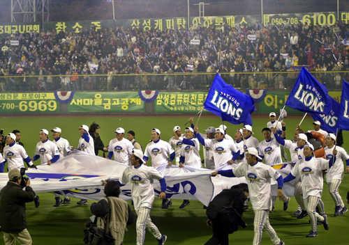  삼성라이온즈 기적같았던 2002년 첫 우승