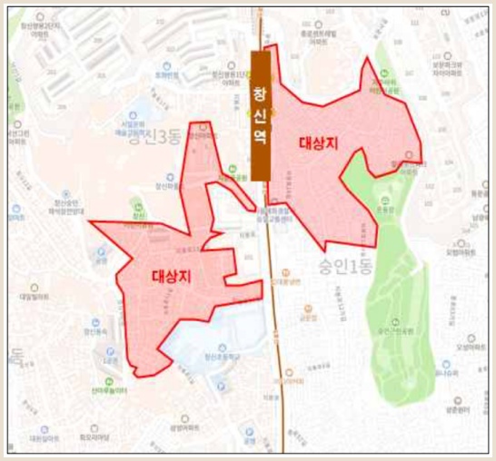 창신동 23 숭인 56 일대