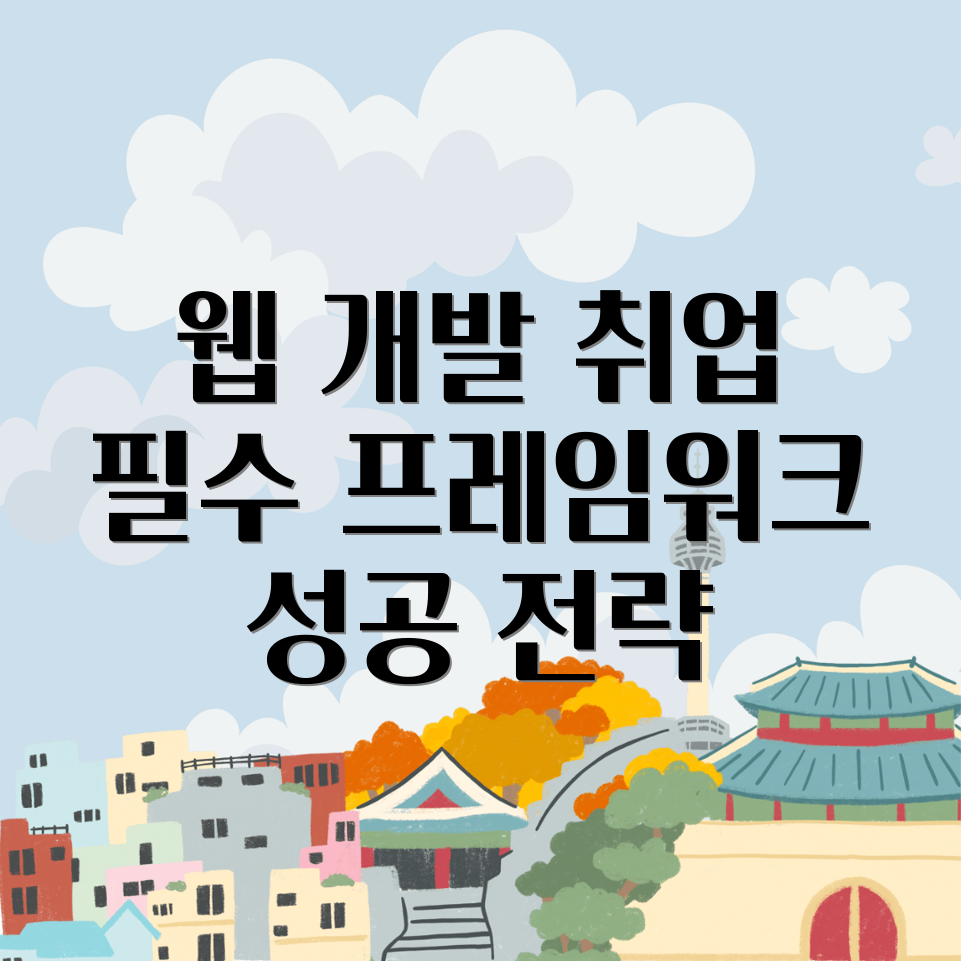 웹 개발 프레임워크