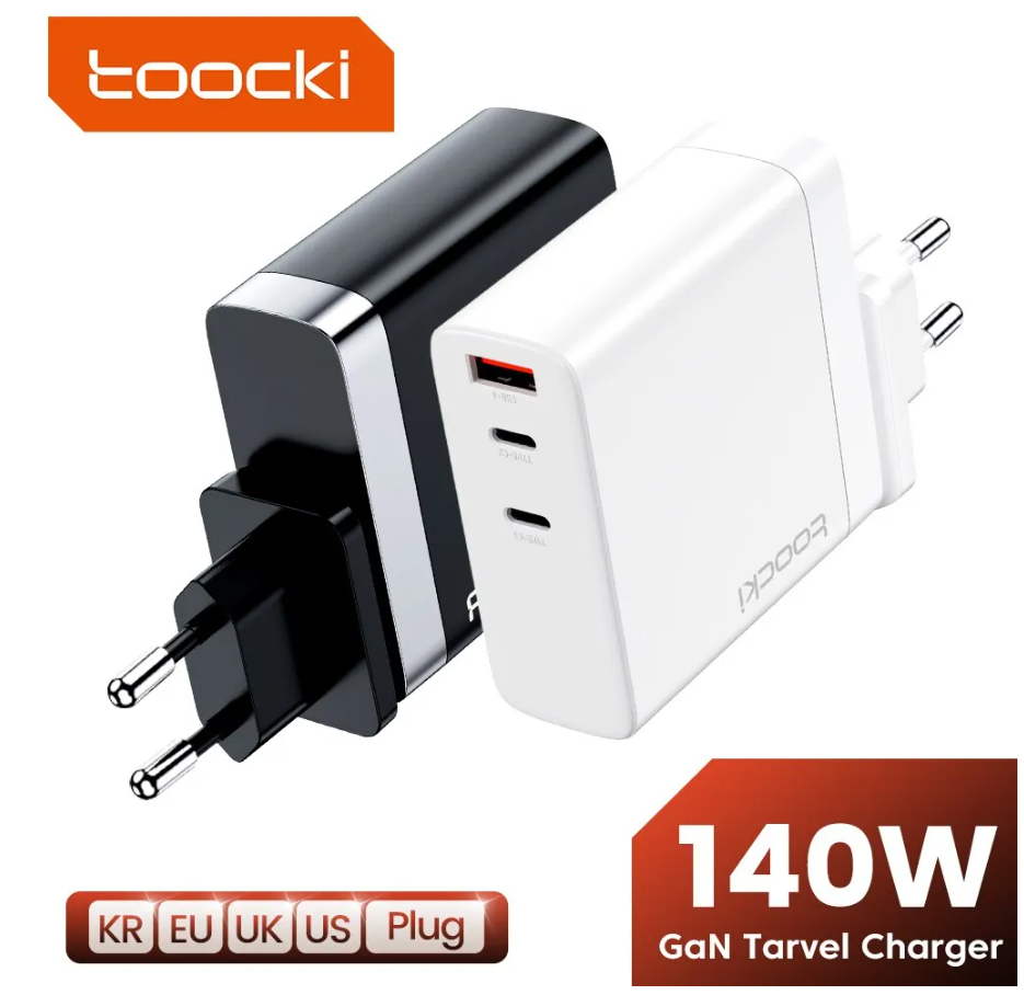  USB C 타입 고속 충전기, GaN 충전기 PD3.1 QC4.0 PPS 100W 65W, 140W