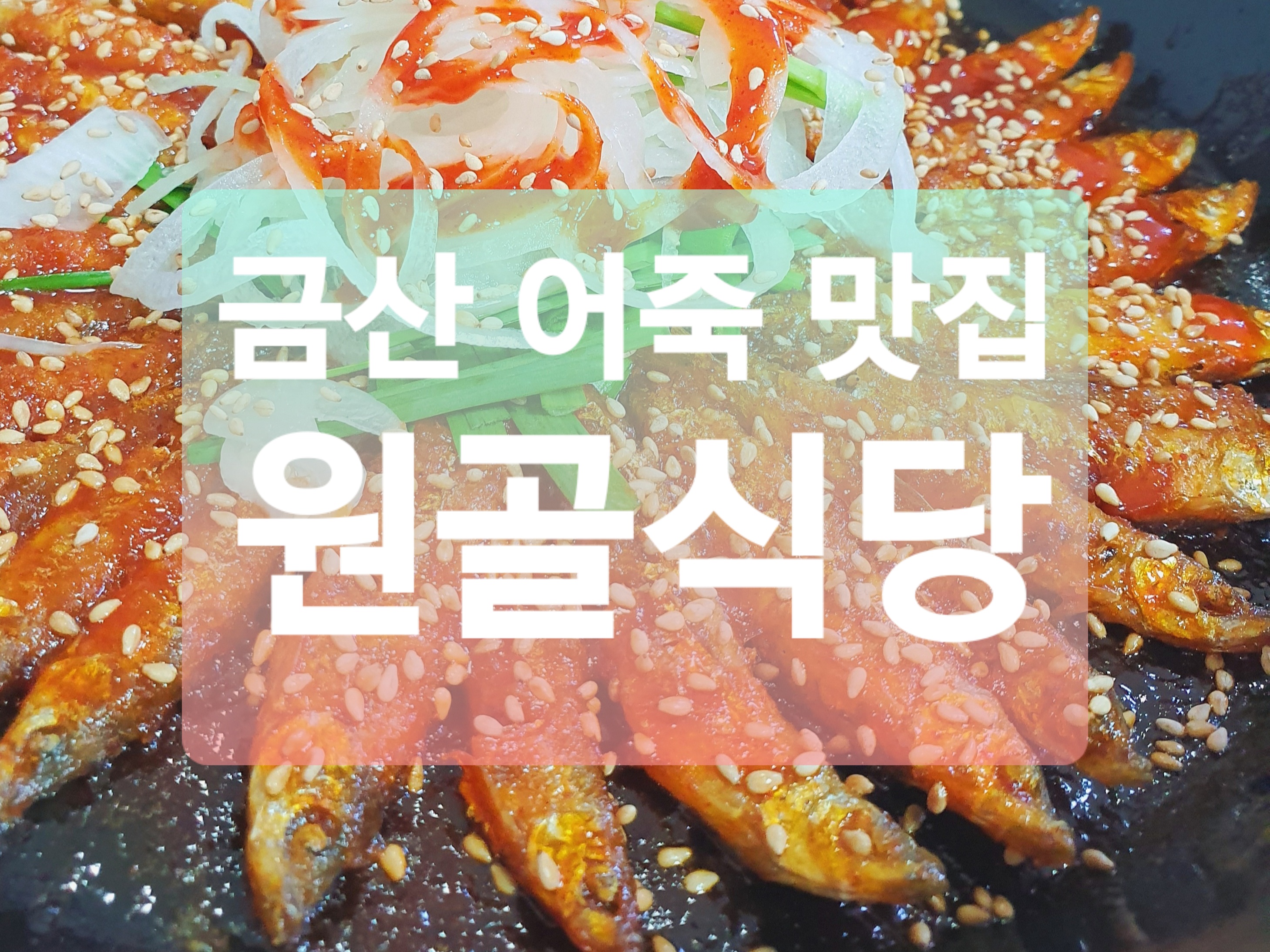  금산 맛집 :: 원골식당 어죽과 도리뱅뱅이