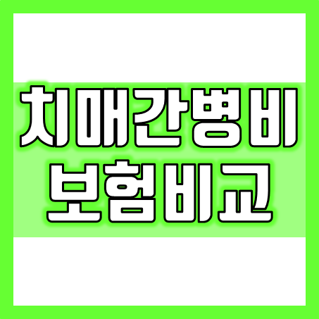  치매간병비보험 종류와 특징, 비교사이트 추천 정보를 담았어요.