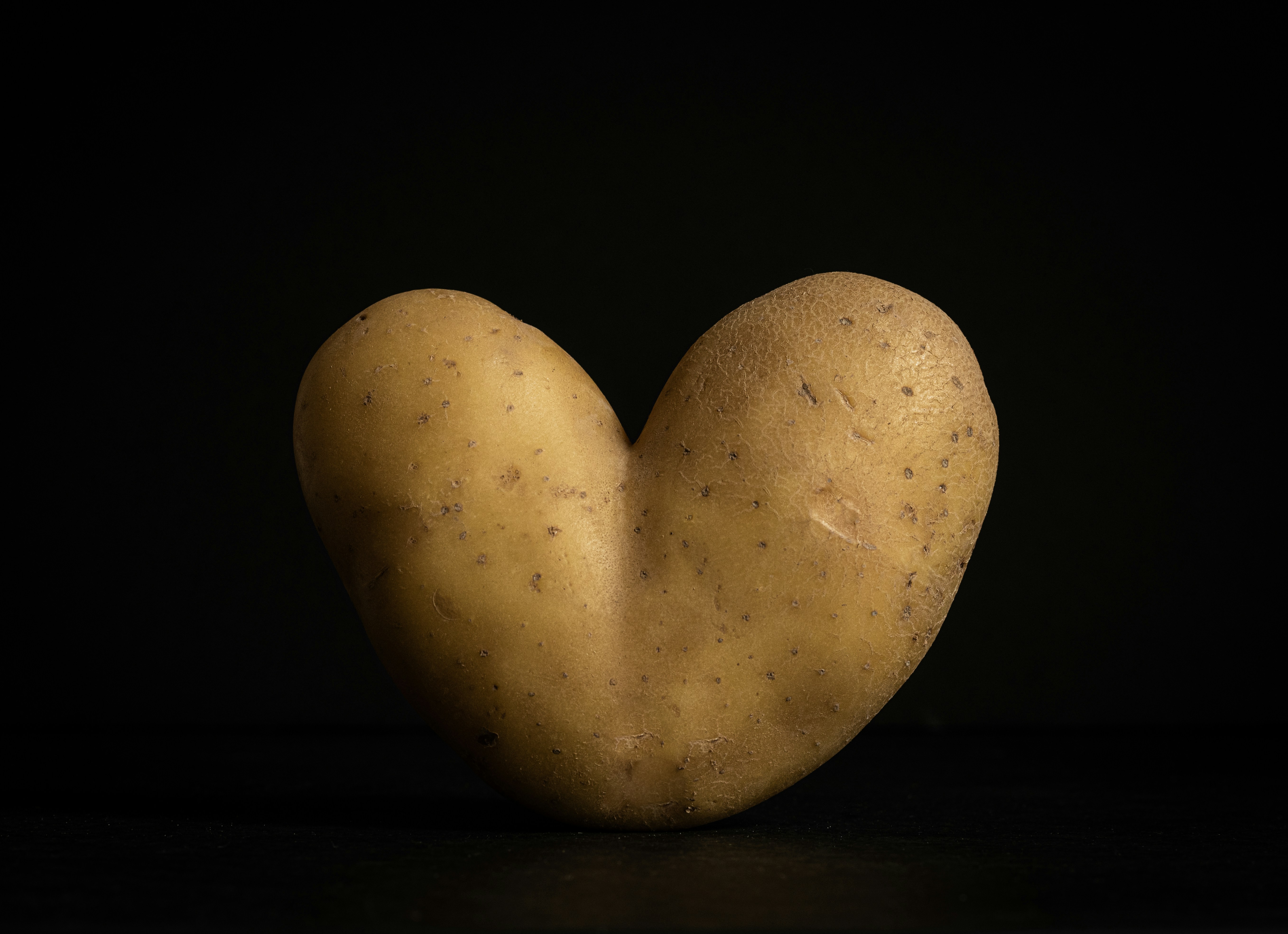 하트표 모양의 감자♡