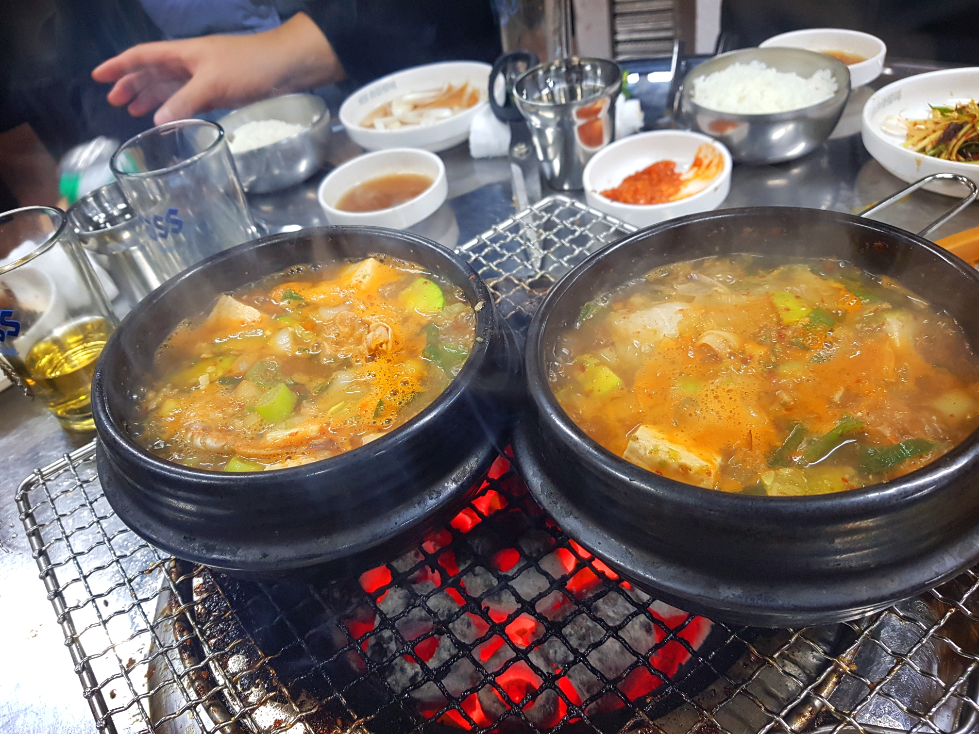 울산 미림 숯불갈비 된장찌개