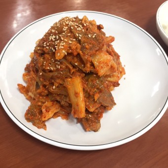 냉면 김치비빔