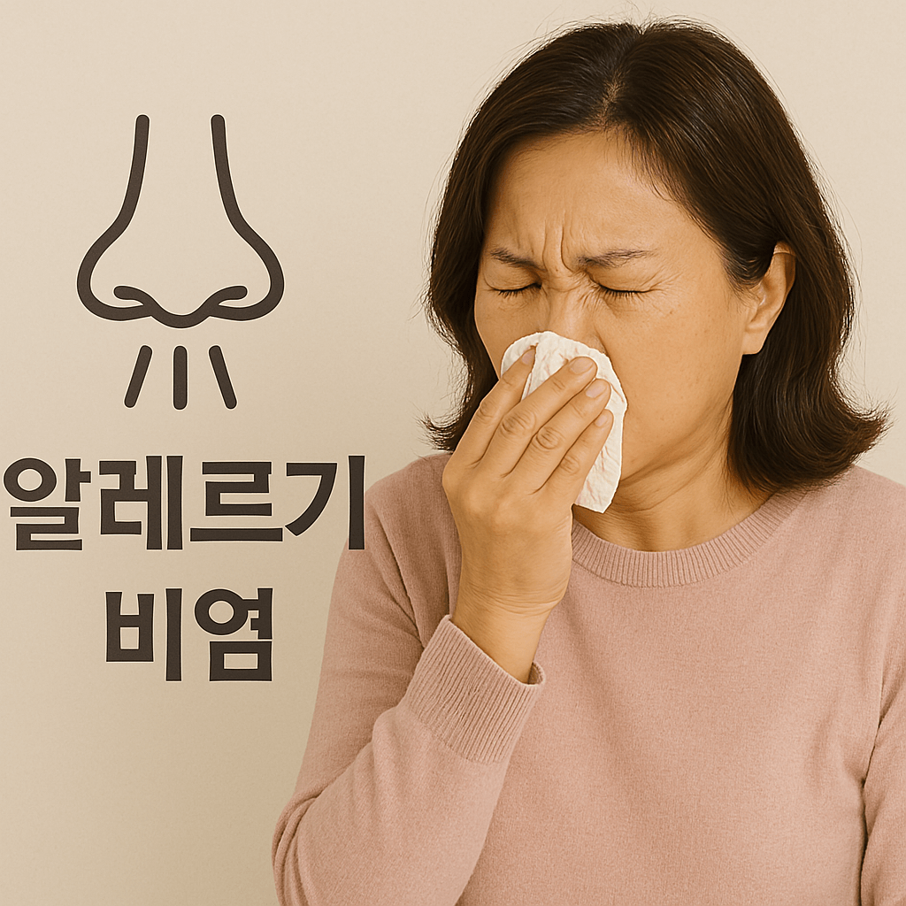 40대 주부 알레르기비염 관련 사진