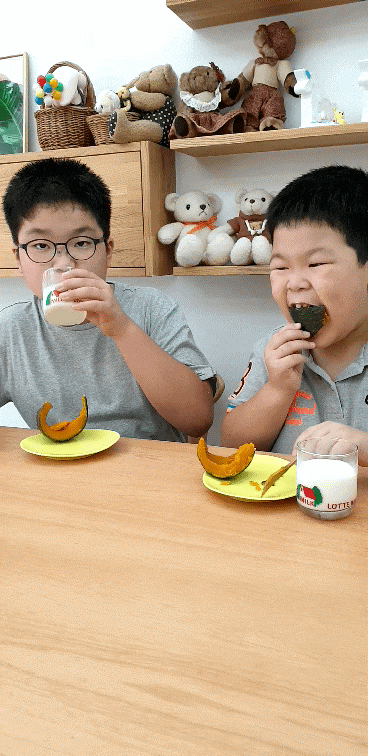 호박찜기 전자레인지로 찌는 보관법 손질법 어린이 키토 간식 15