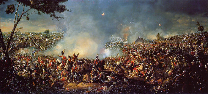 The Battle of Waterloo&#44; by William Sadler II